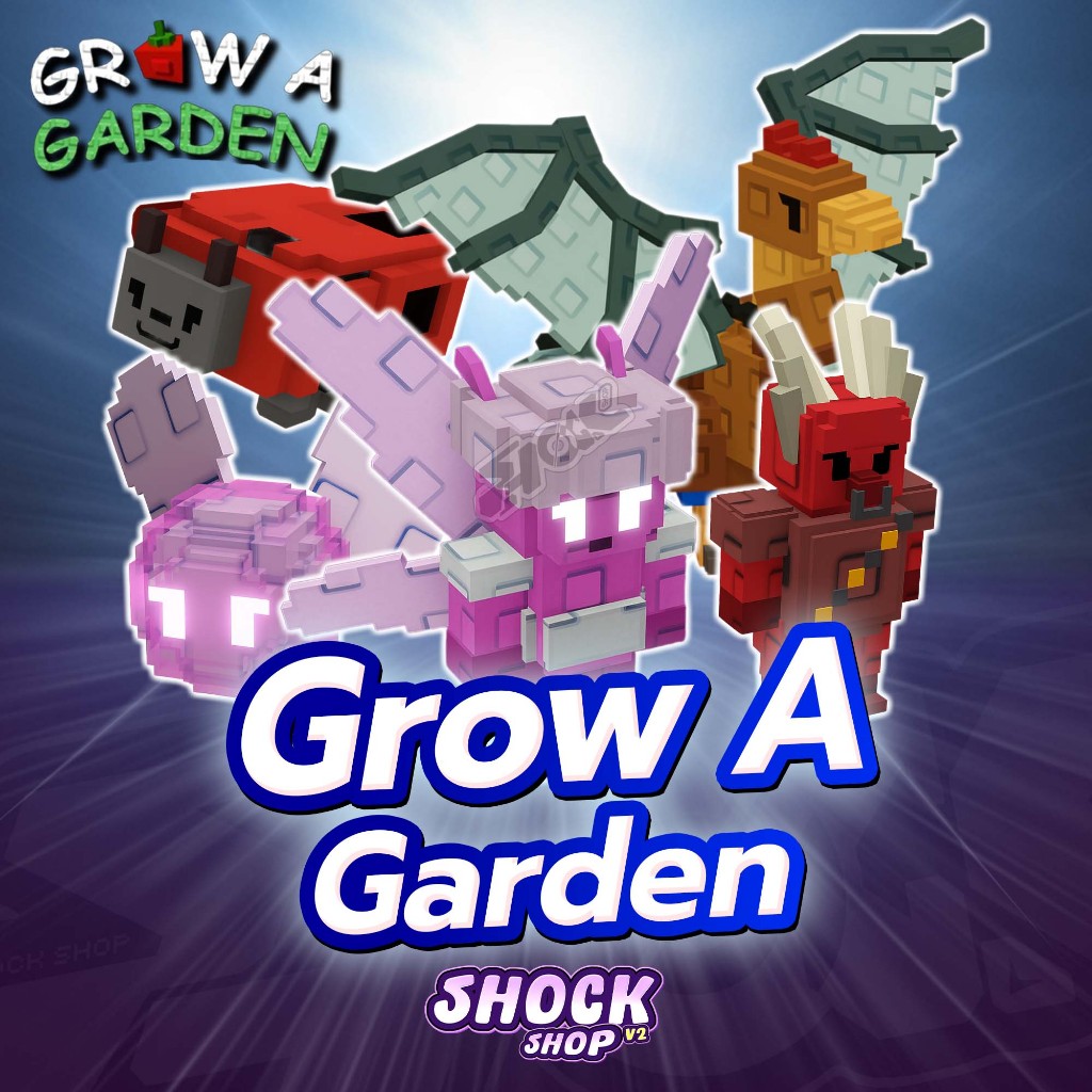 การ์ดเกม ไก่สัตว์เลี้ยง/รวมของต่างๆ  แมพ Grow a Garden การ์ดสวยภาพคมชัด