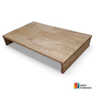 INDY FURNISH ชั้นวางของ ฐานรองเตาแก๊ส แท่นรอง ฝาครอบ รุ่น Base-01 สีธรรมชาติ