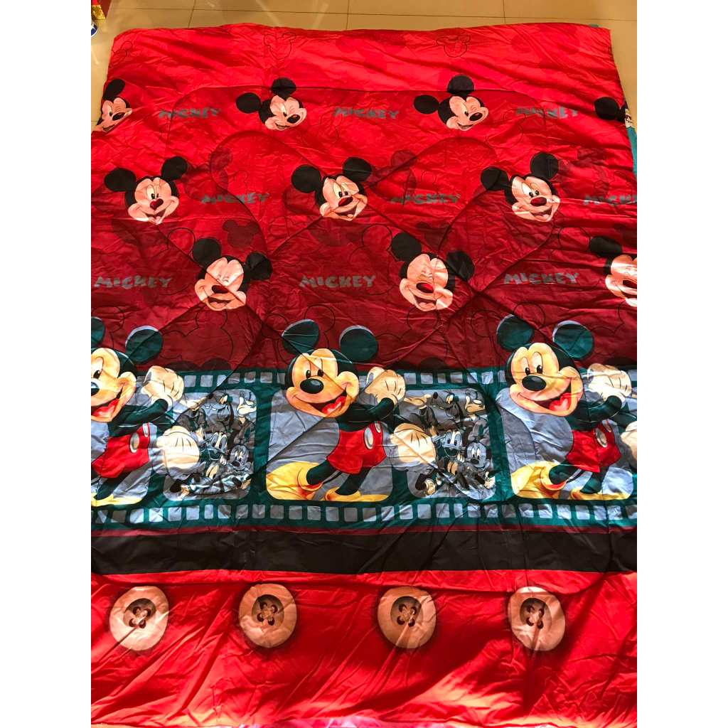 ผ้าห่มนวม 6ฟุต ผ้าคอตตอนแท้100% ขนาด180×200cm สีไม่ตก หนานุ่ม เกรดพรีเมียม แถมกระเป๋าฟรี