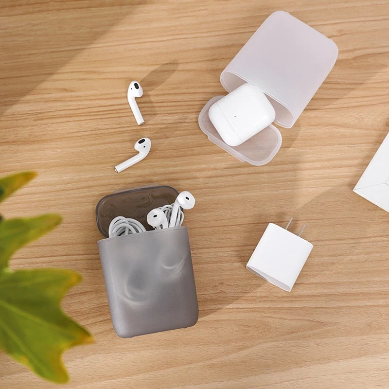 กล่องพกพาเก็บสายชาร์จ หูฟัง USB ม้วนเก็บมีฝาปิด กันพัน thumbnail 5