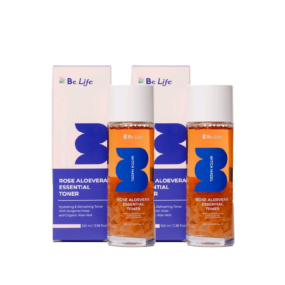 น้ำตบกุหลาบหน้าเด็ก Be Life Essential Toner 100ml แพ็คคู่