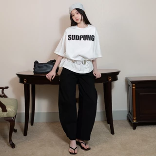 SPoversized_SP093 เสื้อยืดโอเวอร์ไซซ์ ผ้าคอตตอน100% ใส่สบาย ไม่ร้อน ใส่ได้ทุกโอกาส
