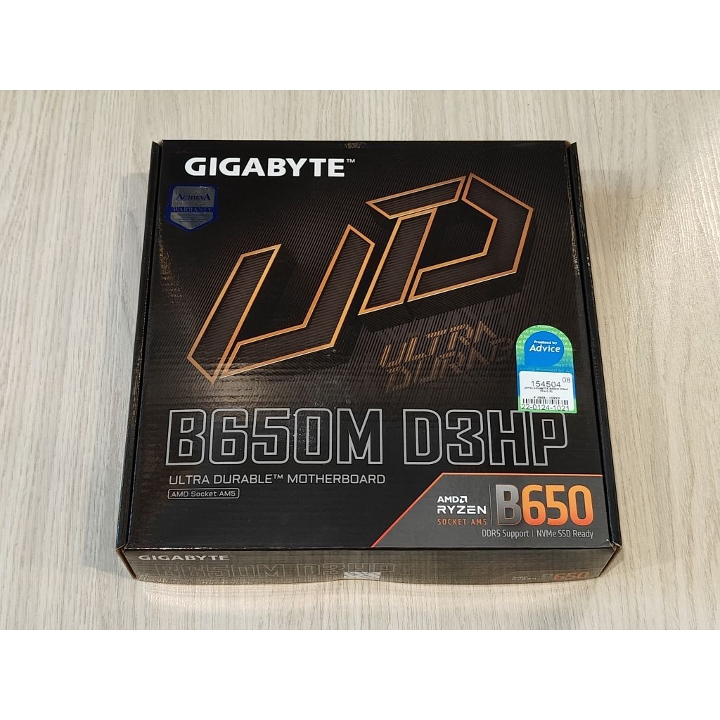 (AM5) มือ1 B650M D3HP Gigabyte Mainboard ประกัน 3 ปี