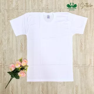 ห่านคู่ เสื้อยืด คอกลม สีขาว รุ่น Classic ยกกล่อง 3 ตัว ไซส์ 34-46 ของแท้ 100%