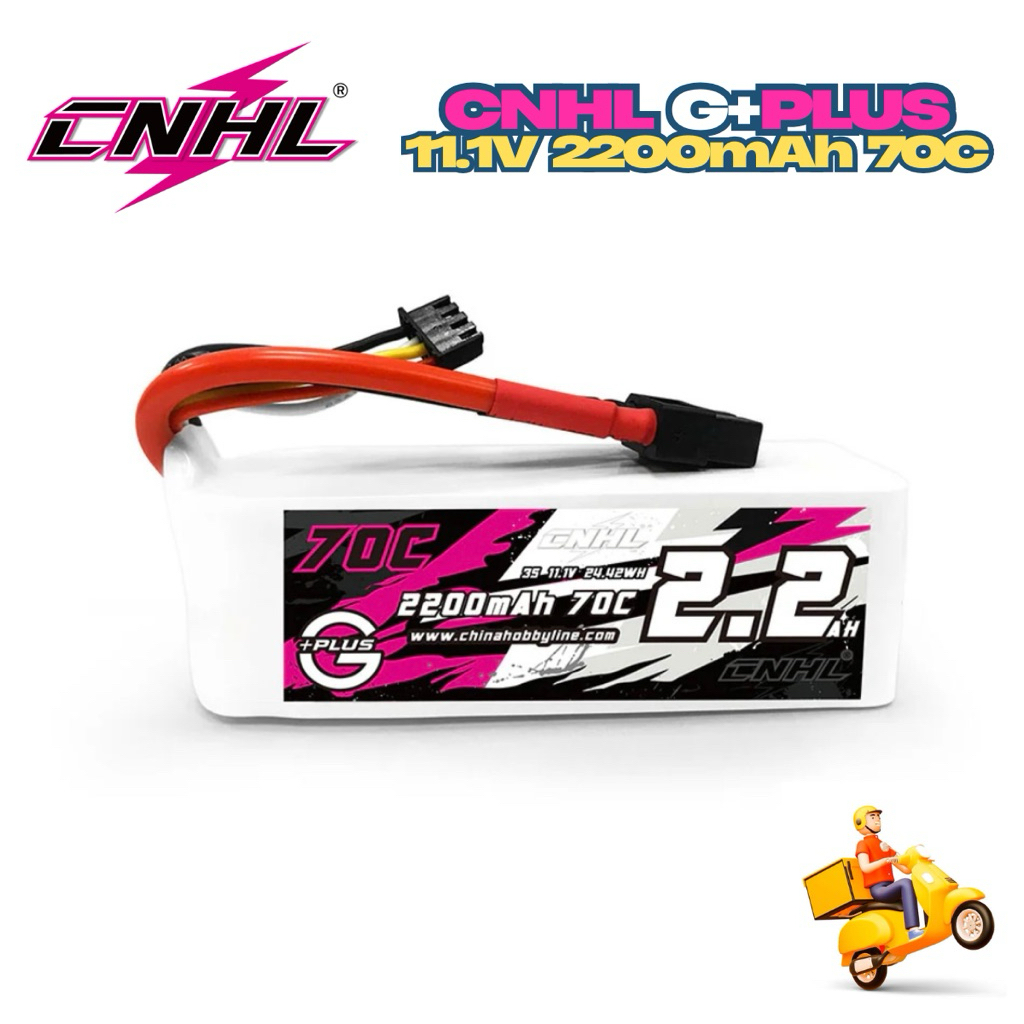 ⭐️CNHL Lipo 3S 11.1V 2200mAh 70C/140C (XT60) เกรดแข่งขัน แรง!!⭐️🏆