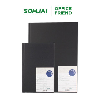 Somjai selected สมุดวาดรูป สมุดสเก็ตซ์ ปกแข็ง ขนาด A5/A4 หนา 110 แกรม จำนวน 100 แผ่น/เล่ม
