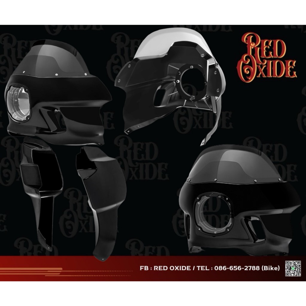 โม่ง (FXR) SADDLEMEN S-RT Mini Fairing for M8 Softail FXLR, FXBB, FXST 2018-2025