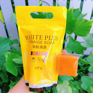 สบู่ส้มไลท์ไวท์ Light White Orange Soap ฟอกผิวกระจ่างใส ขนาด…