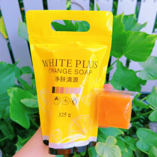 Whiteไวท์ Set ครีม+สบู่+เอสเซ้นต์ 4 ชิ้น / White Orange Soap ฟอกผิวกระจ่างใส 1 ถุง (5 ก้อน)