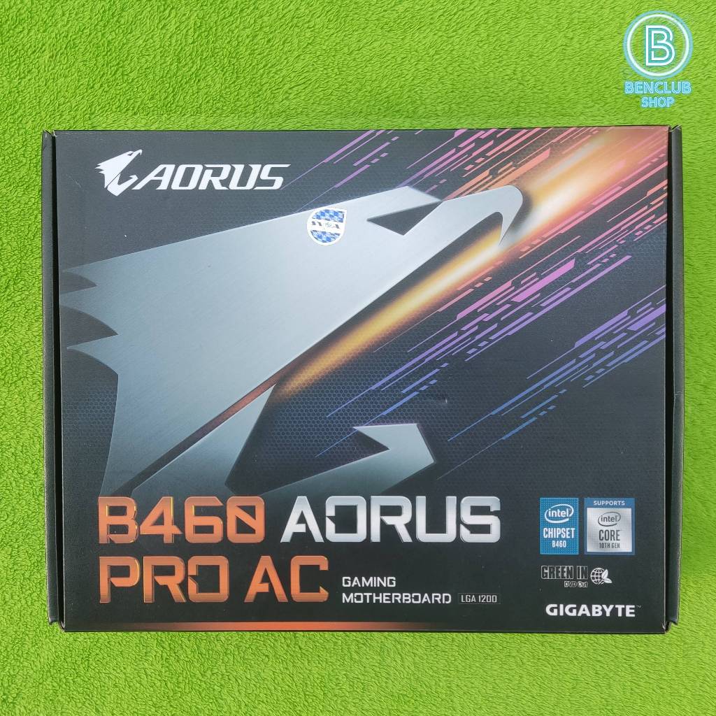 MB (เมนบอร์ด) AORUS B460 PRO AC LGA1200 ใส่เจน 10 เท่านั้น สินค้ามือสอง
