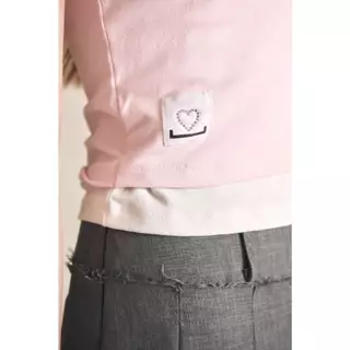 STYLIST - Devon BabyTee/Crop 013 เสื้อยืดซิปด้านหน้า Baby Tee