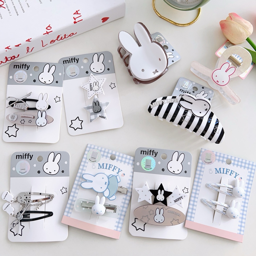 🐰พร้อมส่ง🐰ลิขสิทธิ์แท้ กิ๊บติดผม กิ๊บหนีบผม miffy