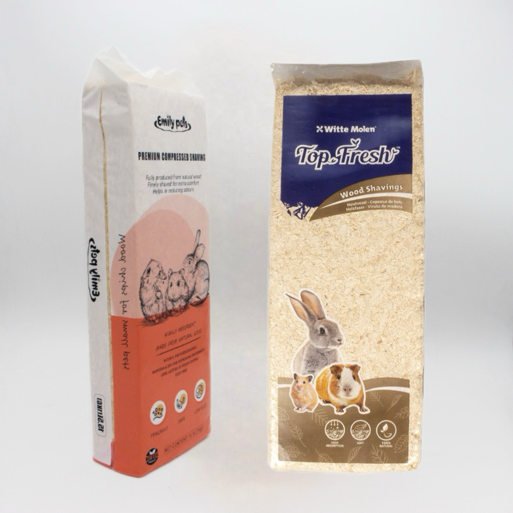 ขี้เลื่อยอัดแท่ง 1 kg. สำหรับรองกรงสัตว์เลี้ยงขนาดเล็ก ทำจากไม้ธรรมชาติ 100% ดูดซับได้ดี ช่วยลดกลิ่น ปราศจากฝุ่น