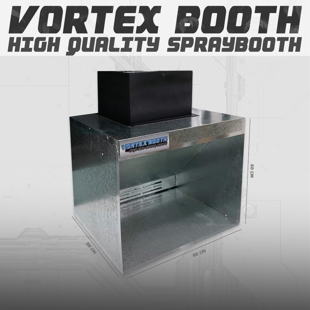 Vortex spraybooth บูธพ่นสีคุณภาพสูง สำหรับงานแอร์บรัช ดูแรง ไร้กลิ่น ไร้เสียงรบกวน
