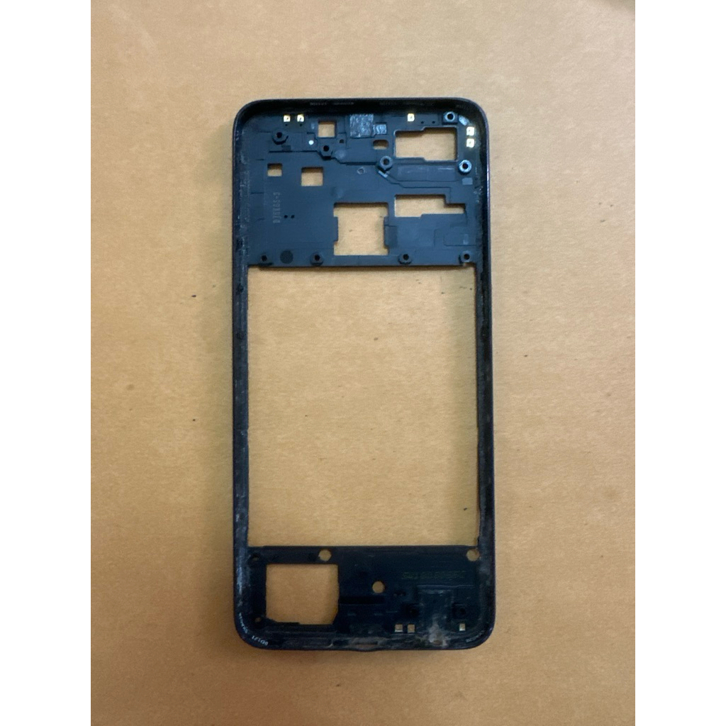 กรอบกลาง(มือสอง) Oppo F9 / กรอบกลางสีน้ำเงิน Oppo F9 (ไม่มีปุ่มสวิตซ์)