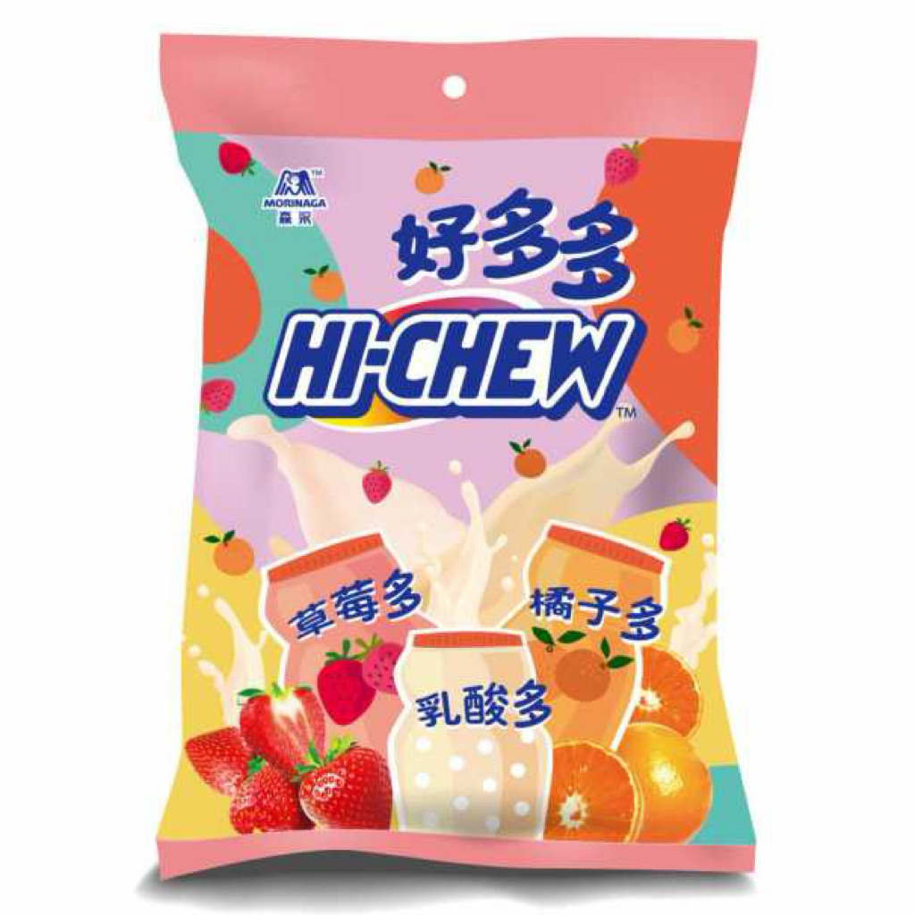 🔥พร้อมส่งจากไต้หวัน🔥: HI-CHEW เยลลี่แบบซองใหญ่ รสโยเกิร์ตผลไม้รวม