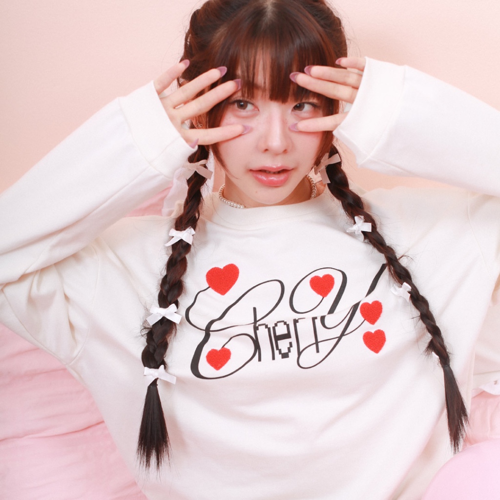 kome.offi เสื้อสเวตเตอร์ รุ่น kumi cherry sweater ราคา ถูกที่สุด ดีลบีเคเค แกลเลอรีภาพที่ 6