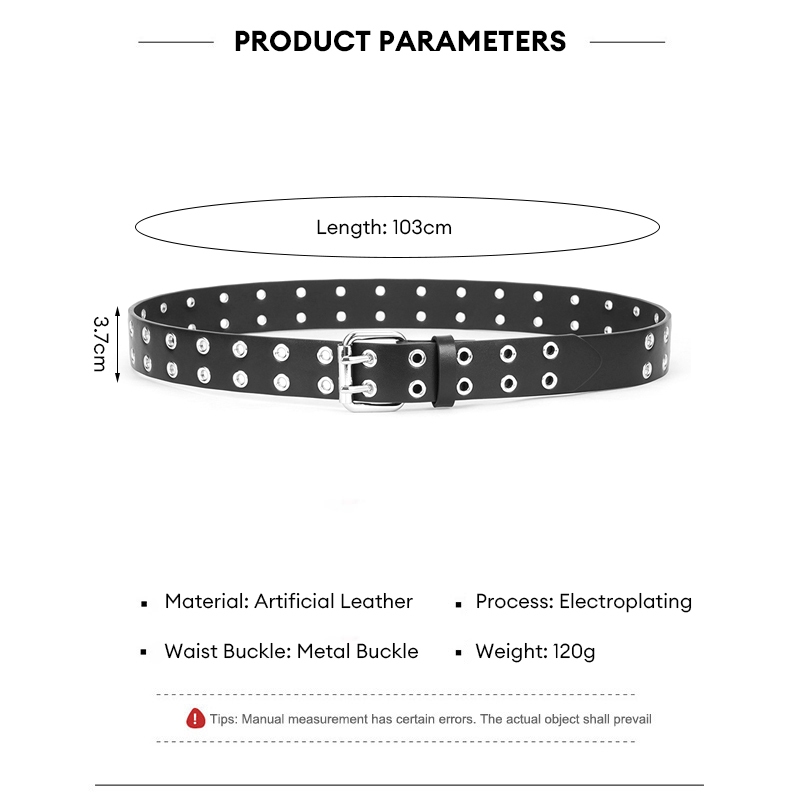 ส่งเร็ว🚚 สไตล์ฮิปฮอป เข็มขัดผู้หญิงY2k สไตล์อเมริกัน สาวฮอต ดาวสองแถวการออกแบบ ปรับได้ หนัง-Yanakala - รูปที่ 6