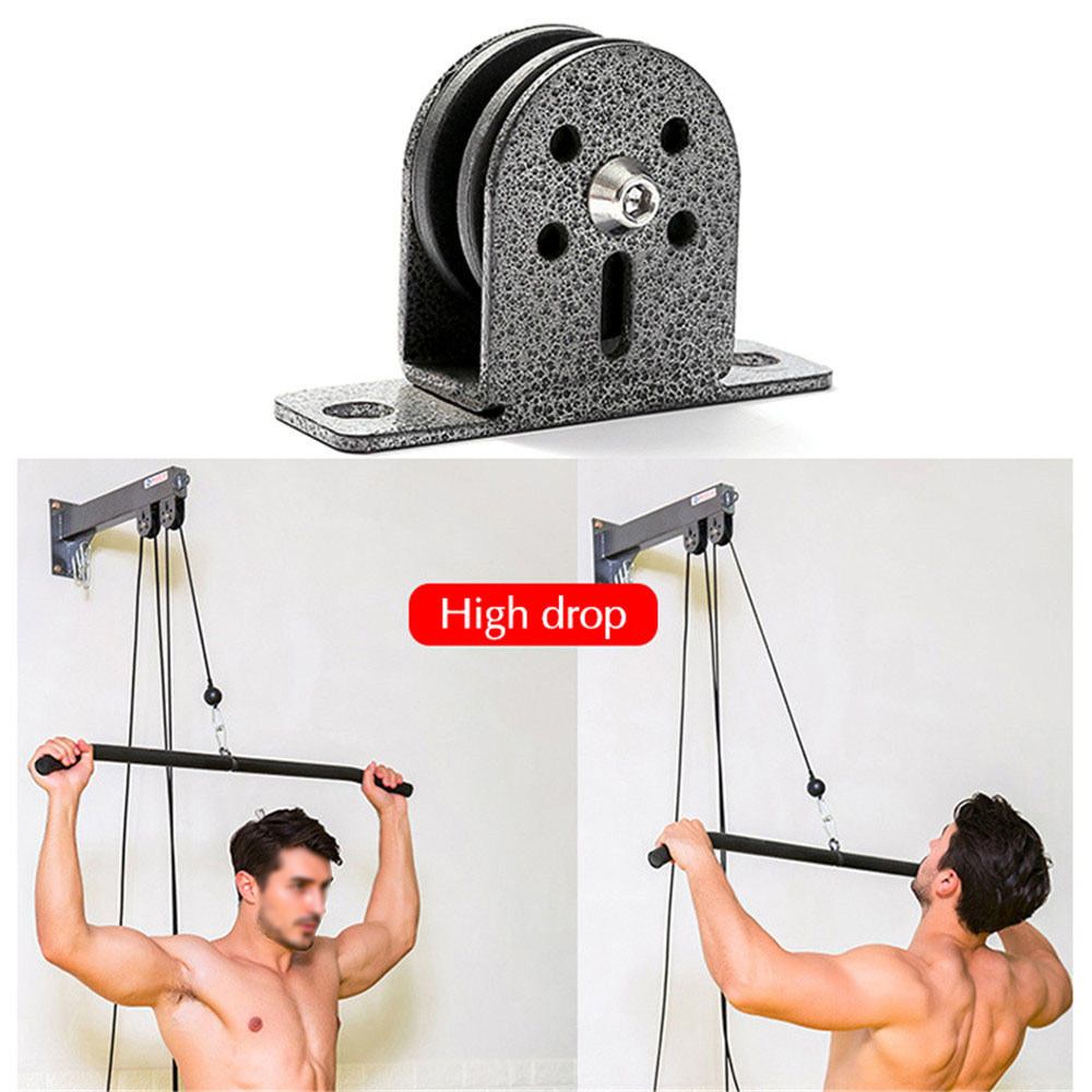 LOCAL Fitness Stainless Steel Bearing Pulley Load 300KG For Lifting Workout DIY Equipment Gym Cable Silent Wheel COD