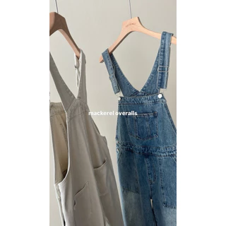 FADTHINGS : mackerel overalls 🐟 3 colors (ชุดเอี๊ยม)