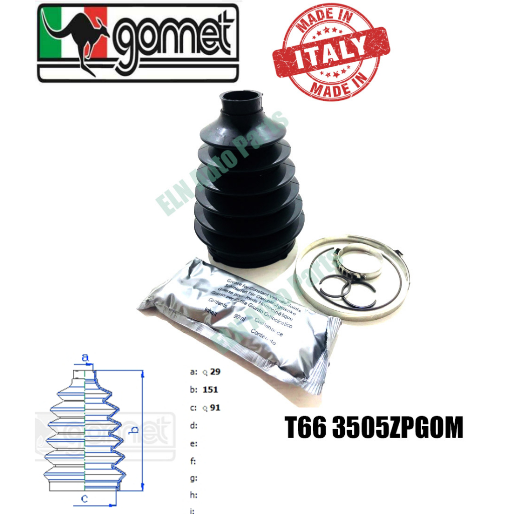 ยางหุ้มเพลา/เทอโมพลาสกันฝุ่นเพลาหน้าตัวใน เบนซ์ BENZ M-Class W163 ML 320 ปี 1998