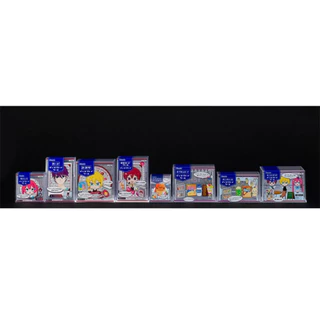 Inomata Display Case กล่องใส่พวงกุญแจ แขวน กล่องเก็บฟิกเกอร์ เข็มกลัด สแตน การ์ด ต่อเป็นชั้นได้