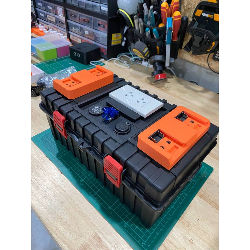 ฐานใส่แบตเตอรี่ Osuka Masaru 20V | Battery Base พิมพ์ 3D แข็งแรง สำหรับงาน DIY Power Box