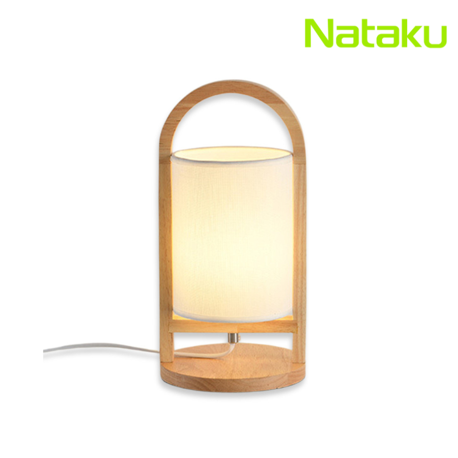 Nataku โคมไฟตั้งโต๊ะ โคมไฟห้องนอน โคมไฟ Table lamp สวิตซ์ปิด-เปิด ขั้ว E27 ไฟสว่าง ถนอมสายตา