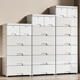 ลิ้นชักใส่เสื้อผ้า 34/50cm ลิ้นชักเก็บของ 4/5/6/7ชั้น ชั้นใส…