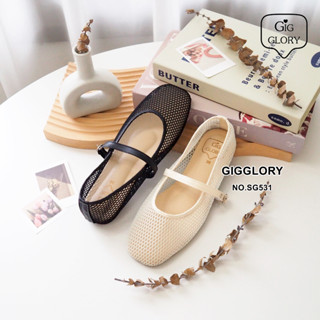 🌷 รองเท้าตาข่าย ทรงแมรี่เจน Mary Jane (NO.SG531)