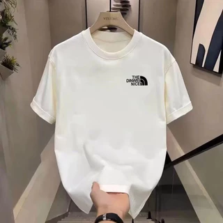 🚚ส่งจากกรุงเทพ เสื้อยืดแขนสั้นชาย เสื้อโอเวอร์ไซส์ แบรนด์แฟชั่น เสื้อยืดคอกลมแขนสั้น พิมพ์ลายตัวอักษรสุดเท่ S-3XL