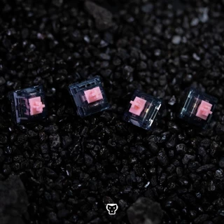 SARU SWITCH KEYBOARD 5PIN Pluto Pink SWX3 Silent เสียงเงียบ 1 กล่อง 45ตัว สำหรับ Mechanical keybord