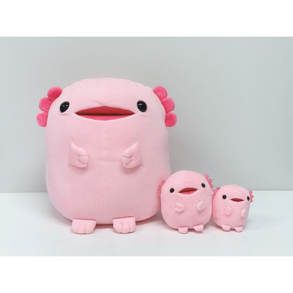 Salamander Axolotl NAT Nihon Auto Toy Mochi Keychain พวงกุญแจ ตุ๊กตา หมาน้ำ อะโซลอต แอกโซลอตเติล ลิข