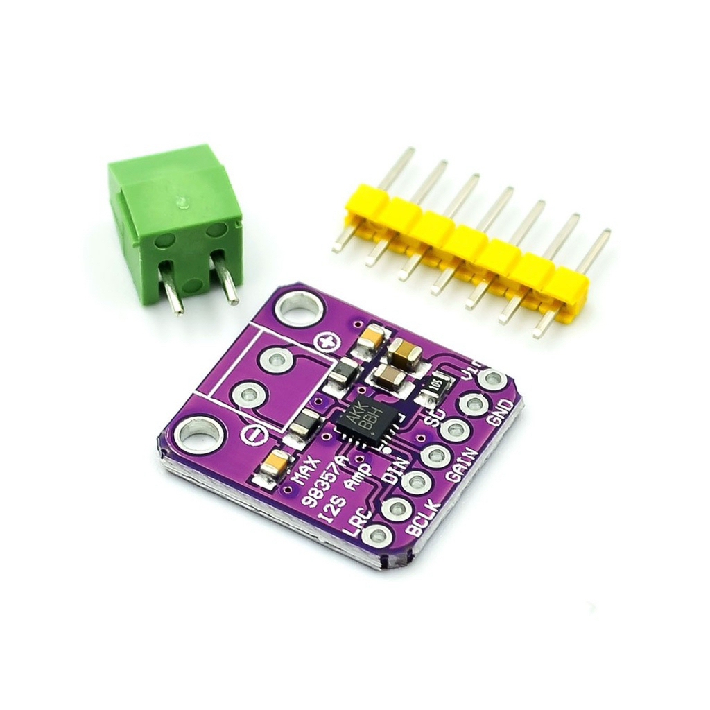 โมดูลขยายเสียง MAX98357 I2S ขยายเสียงคลาส D แบบไม่มีฟิลเตอร์ รองรับ ESP32 และ Raspberry Pi