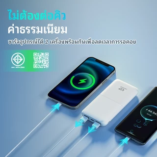 GOOJODOQ PowerBank แบตสำรอง 10000mAh 10w ชาร์จเร็ว Fast Charge Type C พาว์เวอร์แบงค์