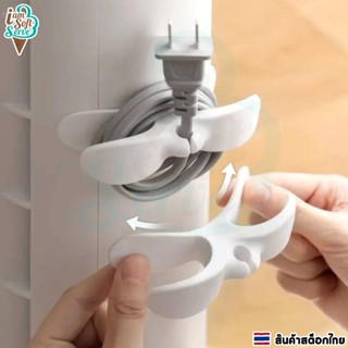 อุปกรณ์เก็บสายไฟซิลิโคนอเนกประสงค์ ที่เก็บสายเคเบิลแบบไม่ต้อ…