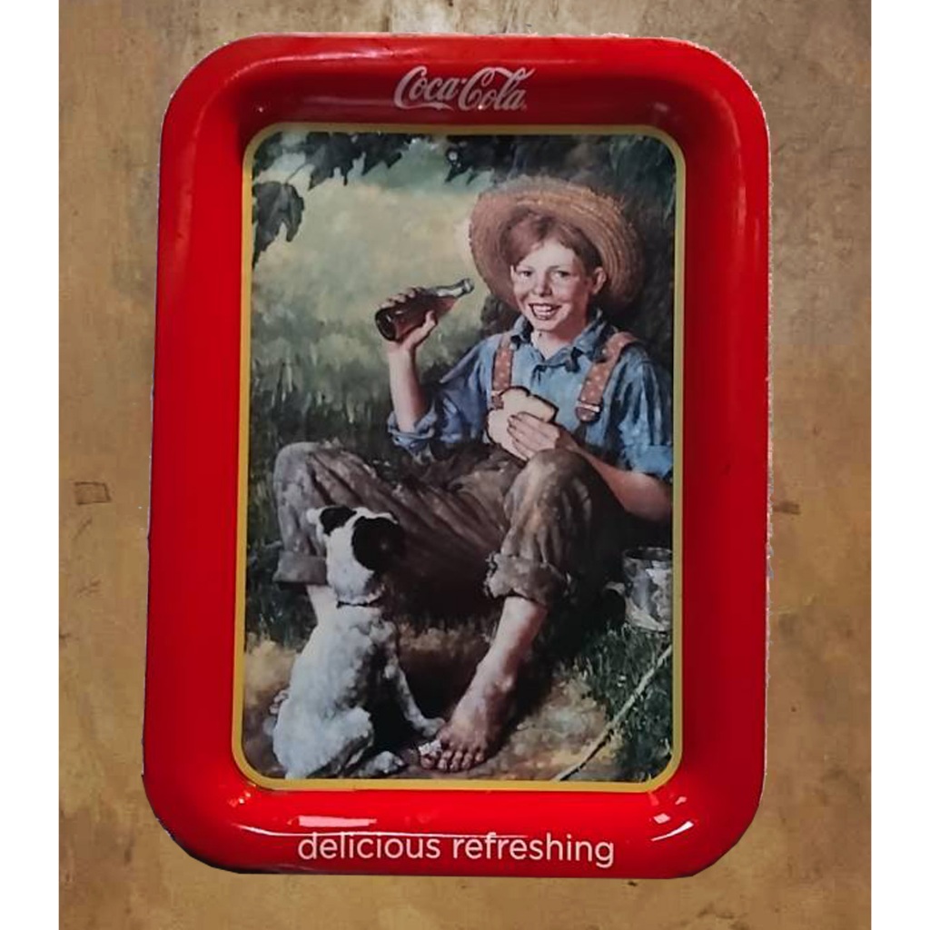 ป้ายโลหะติดผนัง Coca Cola (Type4) มือสอง (สภาพ 80 %)