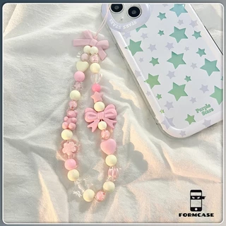 สร้อยข้อมือเคสโทรศัพท์ สามารถใช้กับ ไอโฟน แบรนด์ขายดีในเว็บไซต์เกาหลี สไตล์เด็กสาว สไตล์อินสตาแกรม น่ารัก รุ่นยอดฮิต