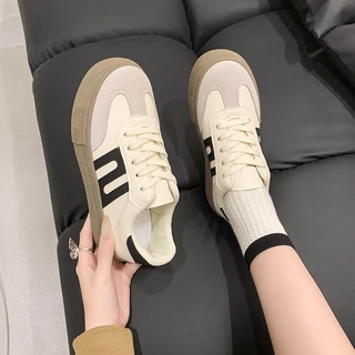 JSNB รองเท้าผ้าใบ Unisex ไซส์ใหญ่ 36-45 ผ้าใบมินิมอล แฟชั่นเกาหลี พื้นหนานุ่ม เบา ระบายอากาศได้ดี พร้อมส่ง [LN6901]
