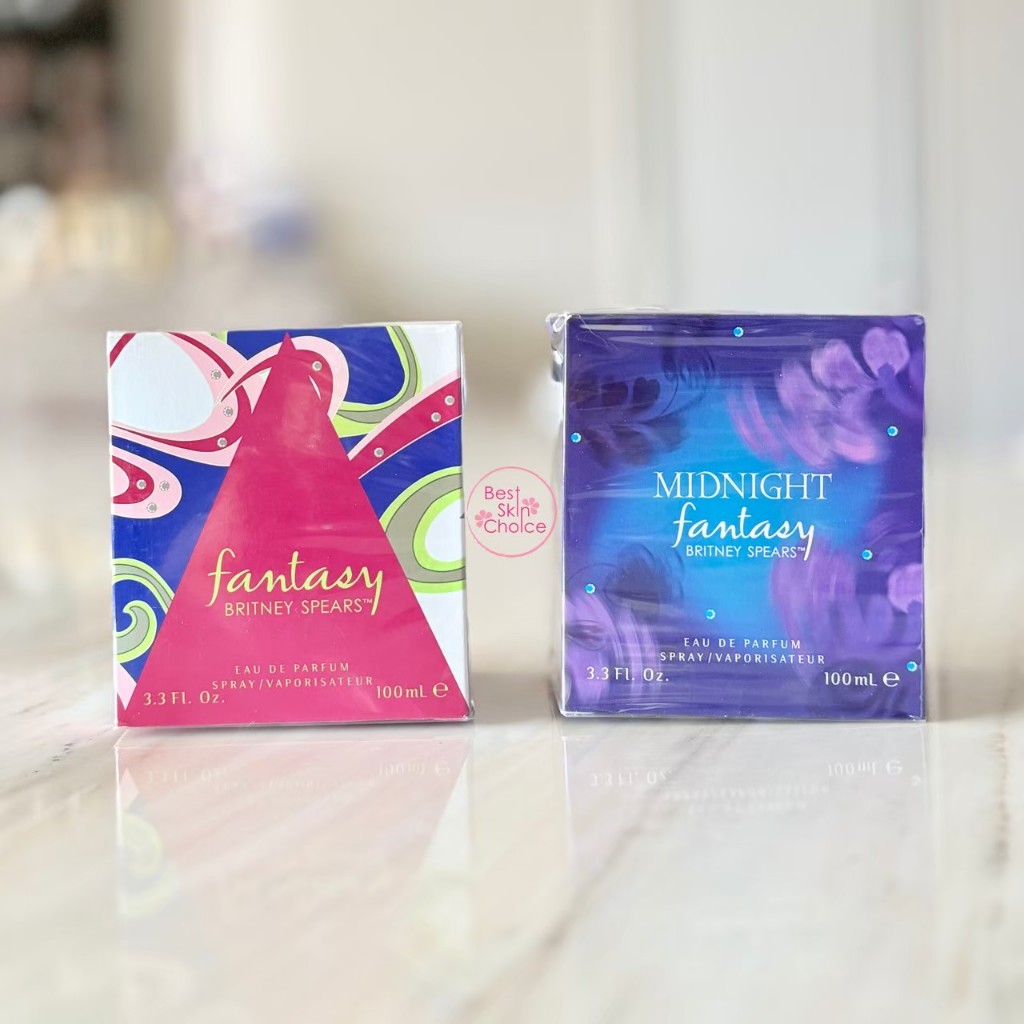 น้ำหอม Britney Spears Fantasy EDP 100 ml. ชมพู / Britney Spears Midnight Fantasy EDP 100 mL ม่วง