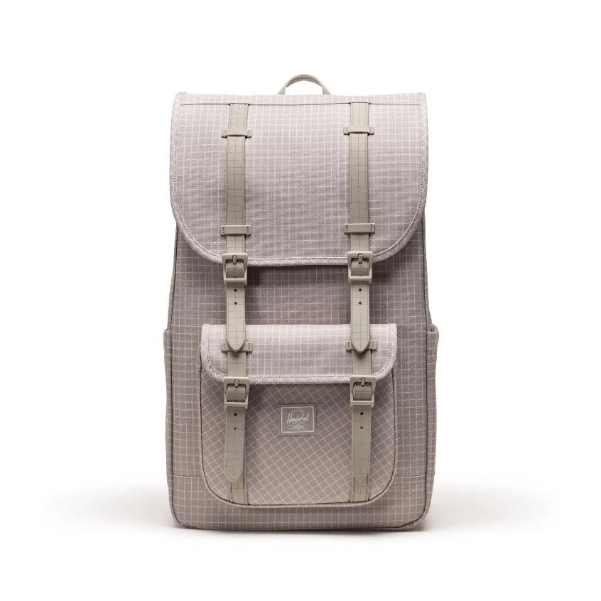 Herschel Supply Little America™ Backpack 30L - Grid - London Fog (11390-06814-OS) กระเป๋าเป้ สะพายหลัง โน๊ตบุ๊ค 15"-16"