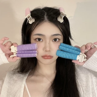 COD❤️กิ๊บติดผมลอนผมหยิกหน้าม้าหลากสีสไตล์เกาหลีทนทานสำหรับผู้หญิงราคาส่งถูกที่สุด-a.one