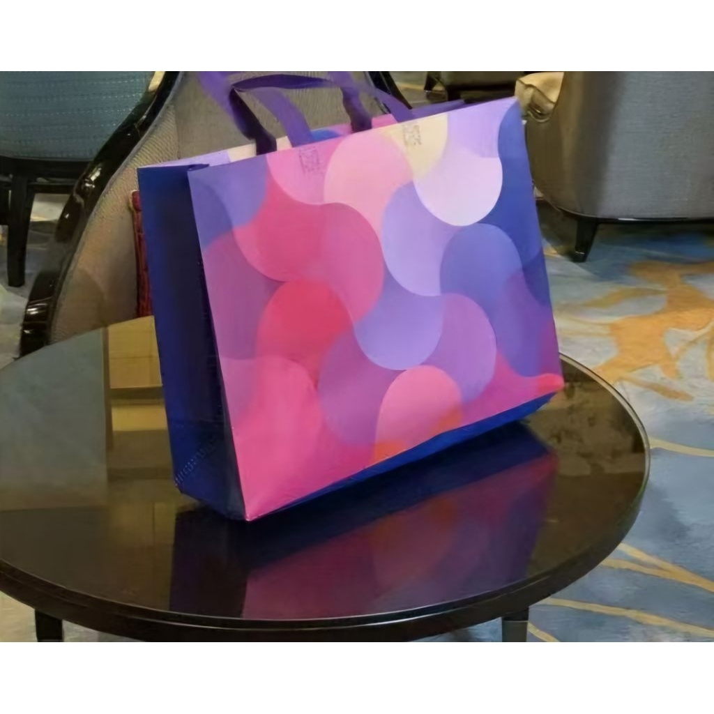 ถุงผ้าสปันบอนด์เคลือบลายขนาดใหญ่มีจำนวน20ใบต่อแพ็ค กว้าง46สูง35 ขยายข้างและฐาน12ซม. - รูปที่ 5