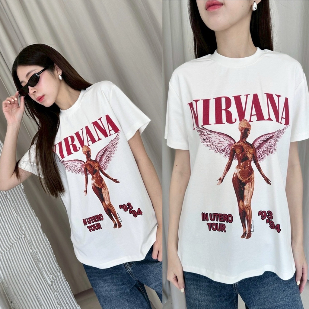 NIR T-shirt” เสื้อยืดสกรีนลายสุดเก๋ สุดขิค เนื้อผ้าดีใส่สบาย ลายน่ารัก แมทช์กับขาสั้นคือเก๋ ตัวนี้แนะนำต้องมีติด - รูปที่ 4