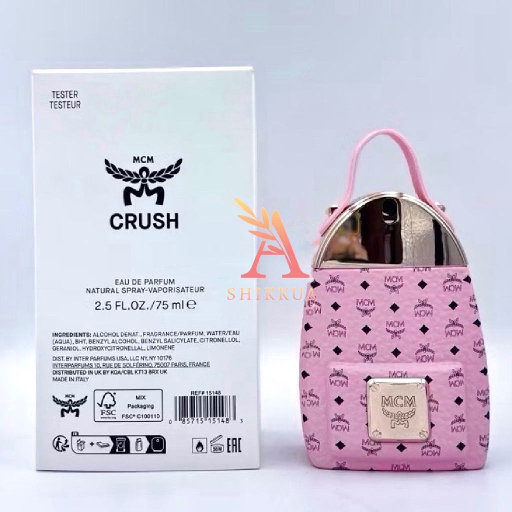 น้ำหอม แท้ MCM Crush edp 75ml กล่องขาว