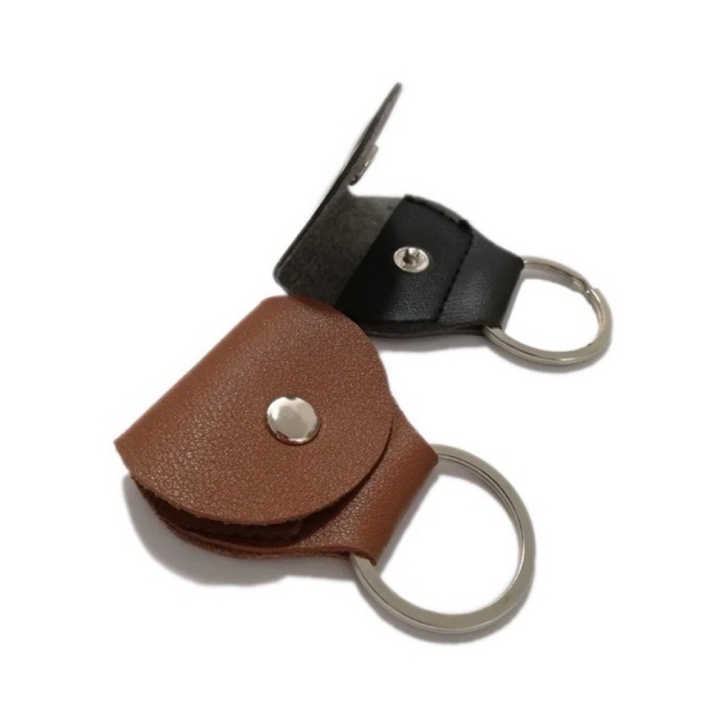 ที่เก็บปิ๊กกีตาร์ ซองหนังเก็บปิ๊กกีตาร์สีดำสวยๆ พวงกุญแจใส่ปิ๊กกีตาร์  เก็บปิ๊กได้หลายตัว หนังPu อย่างดีแถมปิ้ค3อัน - รูปที่ 6