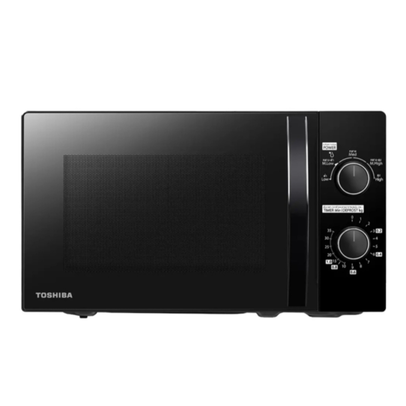 TOSHIBA ไมโครเวฟ รุ่น MW3-MM20PC(BK) ขนาด 20 ลิตร สีดำ