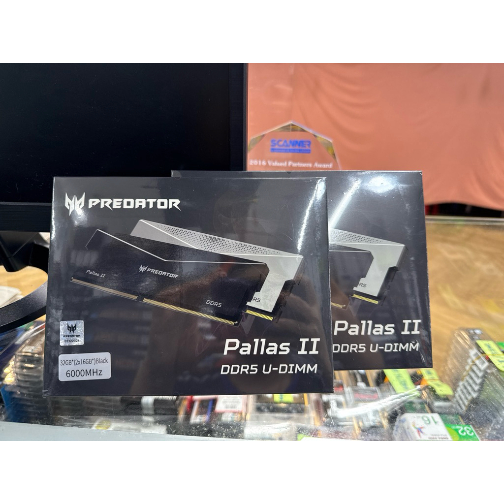 RAM PC 32GB/6000 PREOATOR PALLAS II DDR 5 BLACK