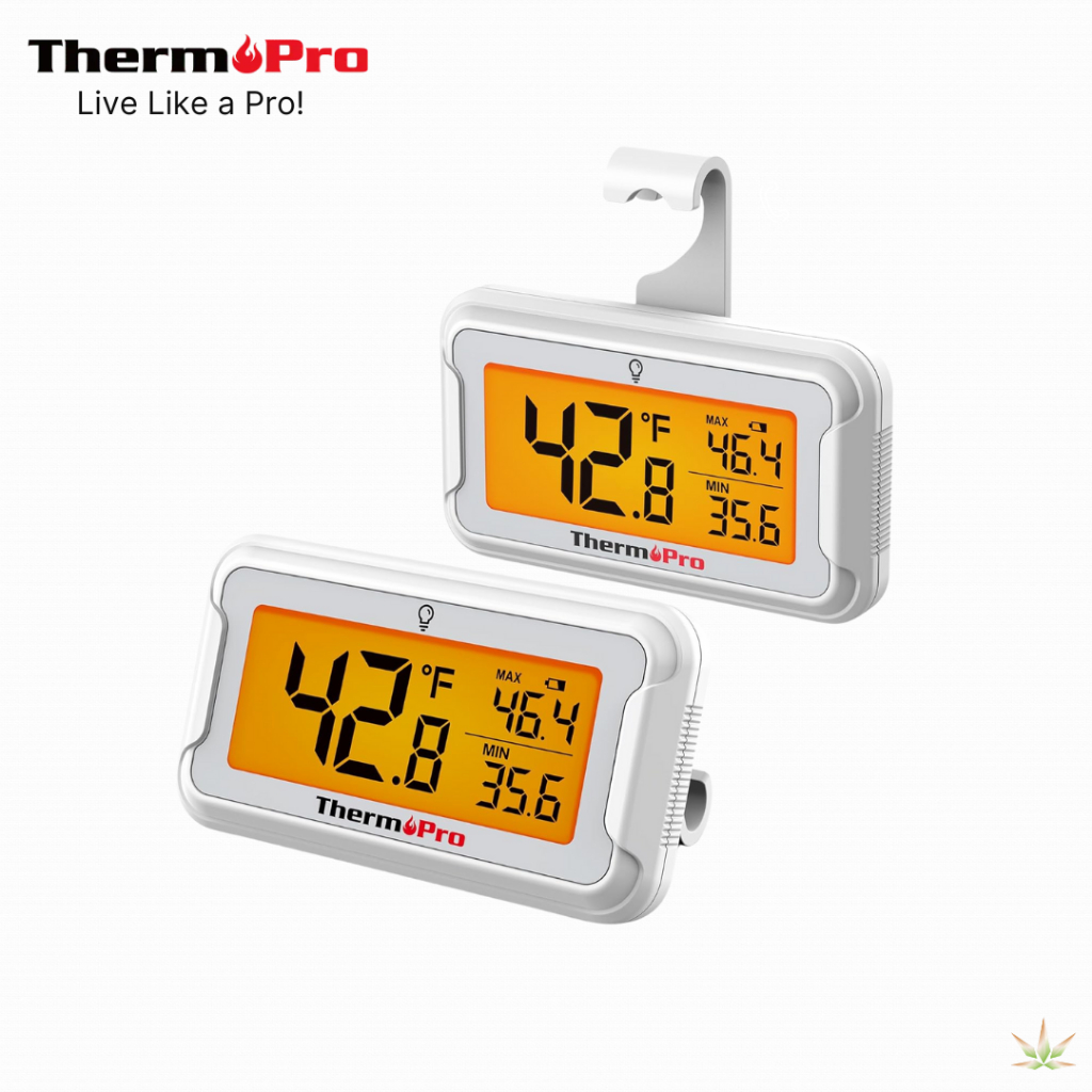 ThermoPro TP110 เครื่องวัดอุณหภูมิตู้เเช่ ตู้เย็นดิจิทัล Refrigerator Thermometer วัดได้แม่นยำทันใจ