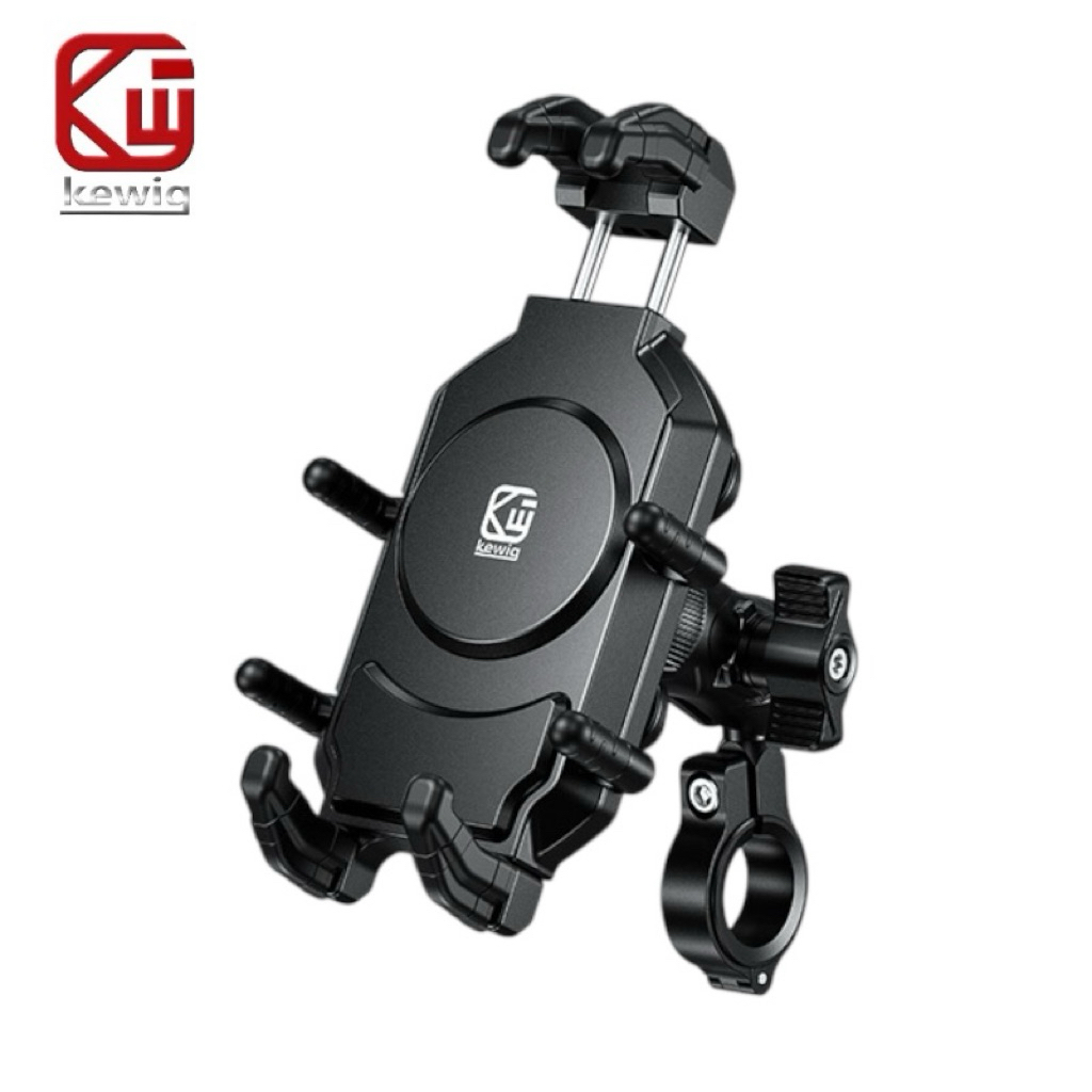 Kewig M26 ที่ยึดโทรศัพท์มือถือมอเตอร์ไซค์ พร้อมระบบซับแรงกระแทก ลดการสั่นสะเทือน รุ่นวัสดุคุณภาพสูง